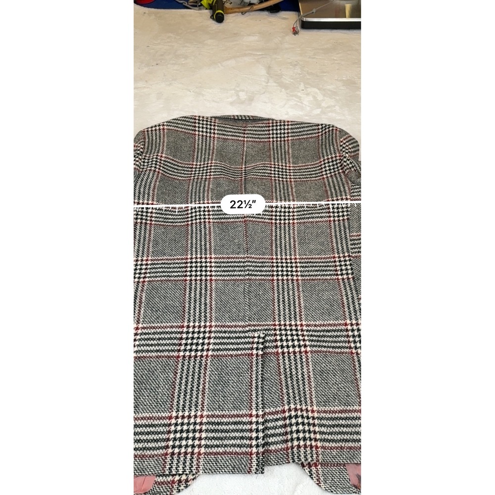 Vintage Gainsborough Collection Men's Glen Plaid Wool Blazer Pheasant Lining - Picture 7 of 9